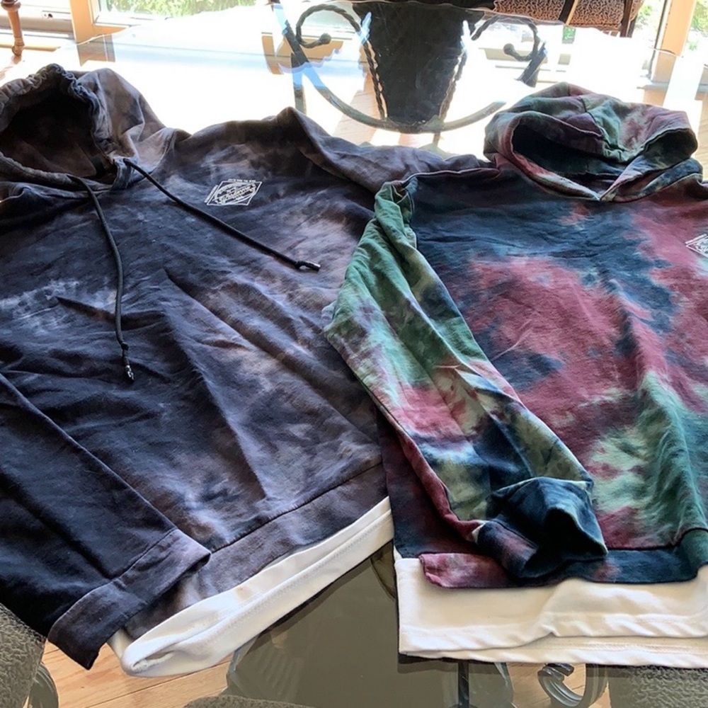 Awesome tie die hoodie bundle
